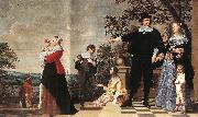 OOST, Jacob van, the Elder Portrait of a Bruges Family a china oil painting reproduction